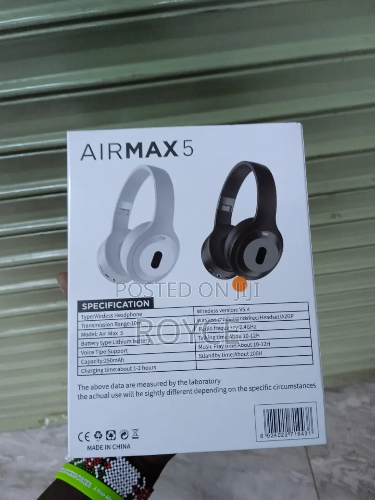 AIRMAX 5 Wireless Headphone