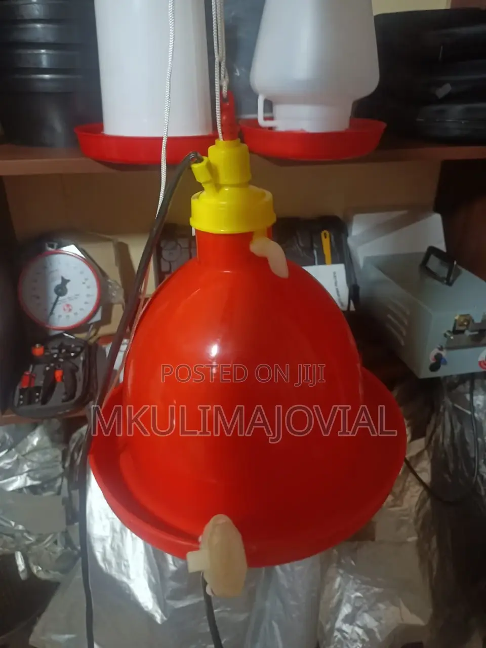 Automatic Chicken Red Bell Drinkers