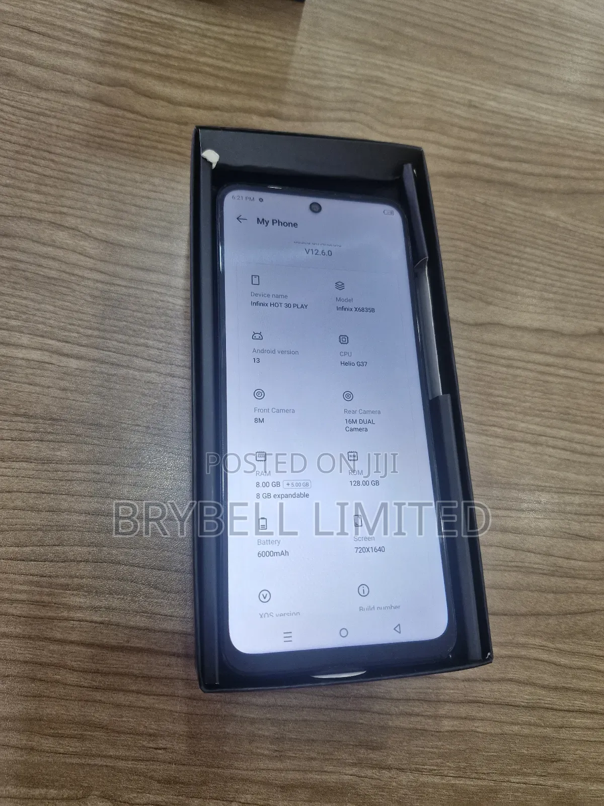 Infinix Hot 30 Play 128 GB Blue