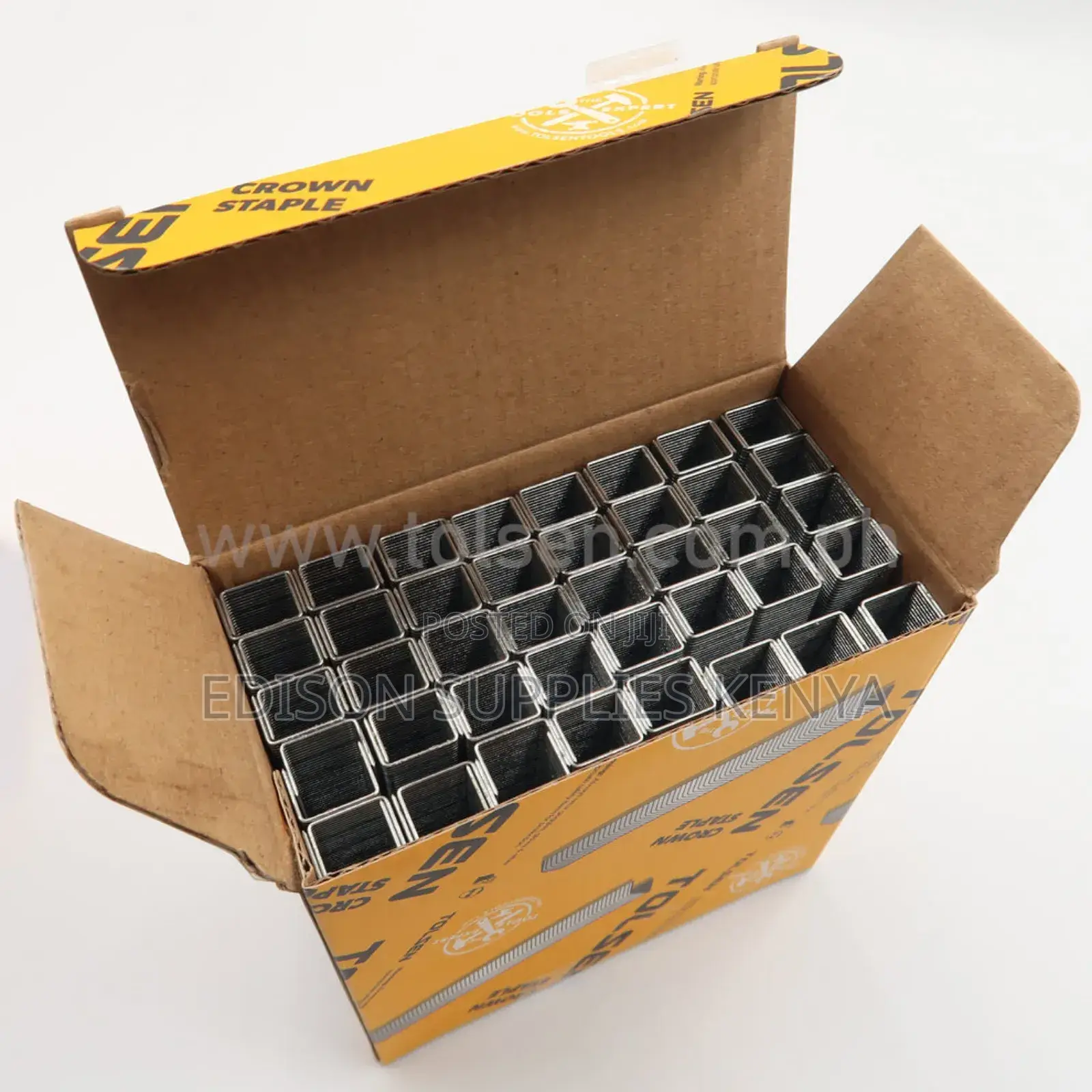 Tolsen Staples for Air Stapler Gun U Crown Staple Pins 10000