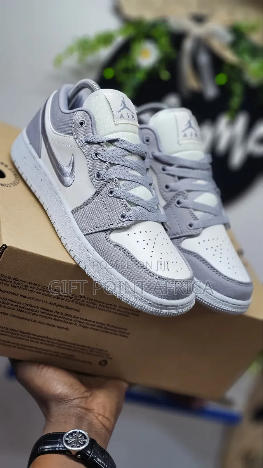 Jordan 1 Steel Grey Unisex Sneakers