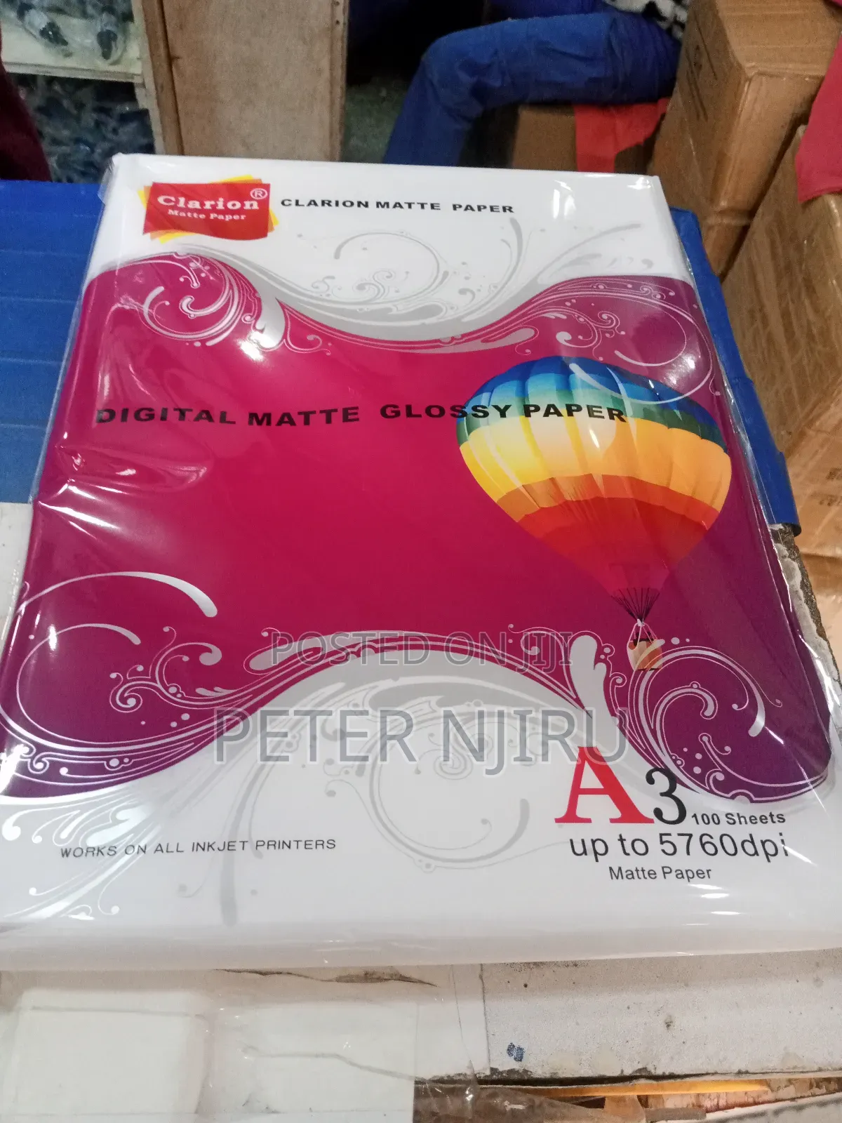 Clarion Digital Matte Glossy Papers A3