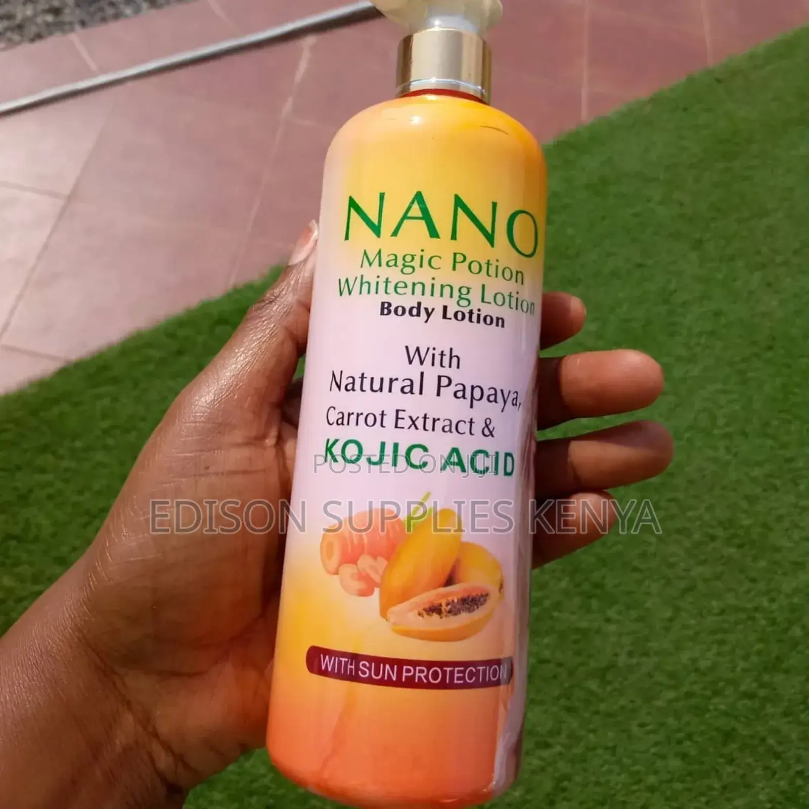 Nano Whitening Lotion With Papaya, Carrot and Kojic Acid