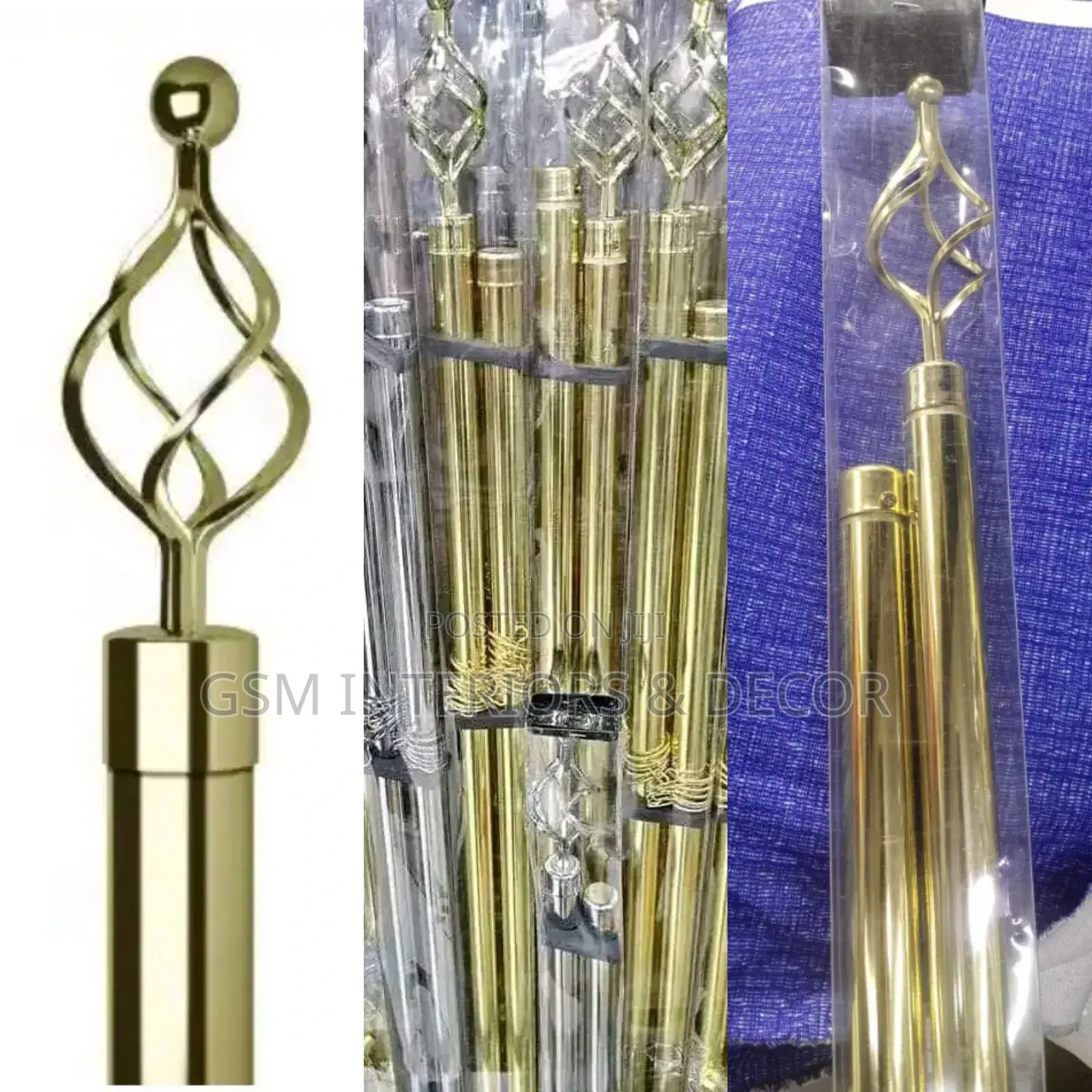 Gold Curtain Rods Adjustable