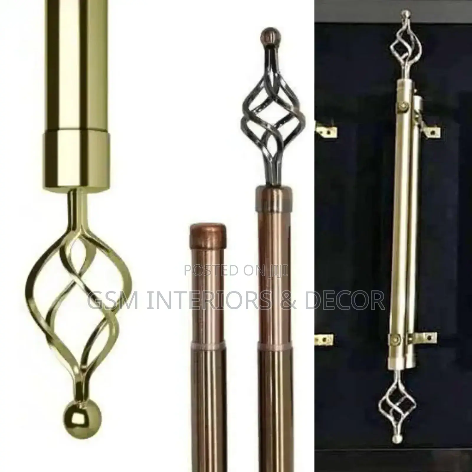 Single Curtain Rods Adjustable