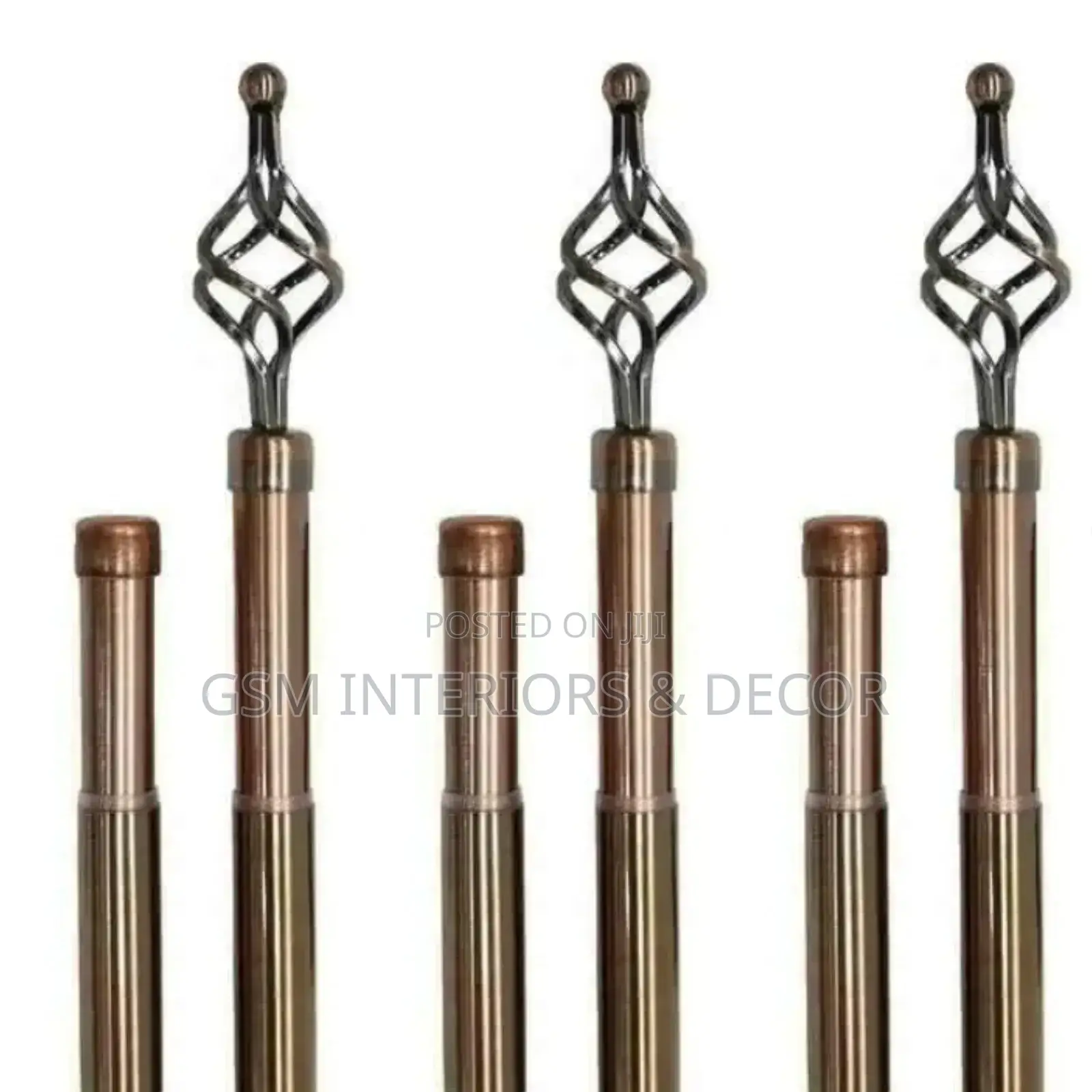 Curtain Rods Curtain Rods Copper Brown