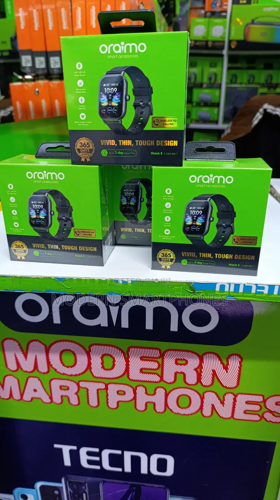 ORAIMO Watch 5 Vivid Thin Tough Design Smartwatch