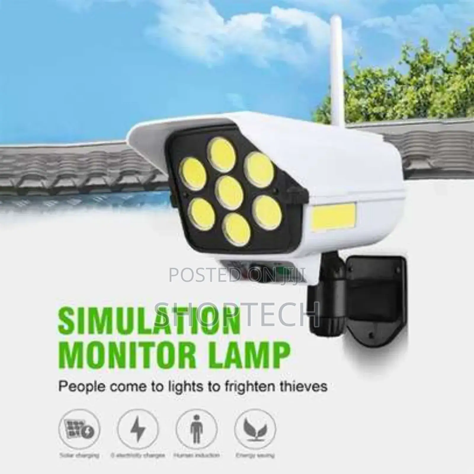 Solar Monitoring Lamp