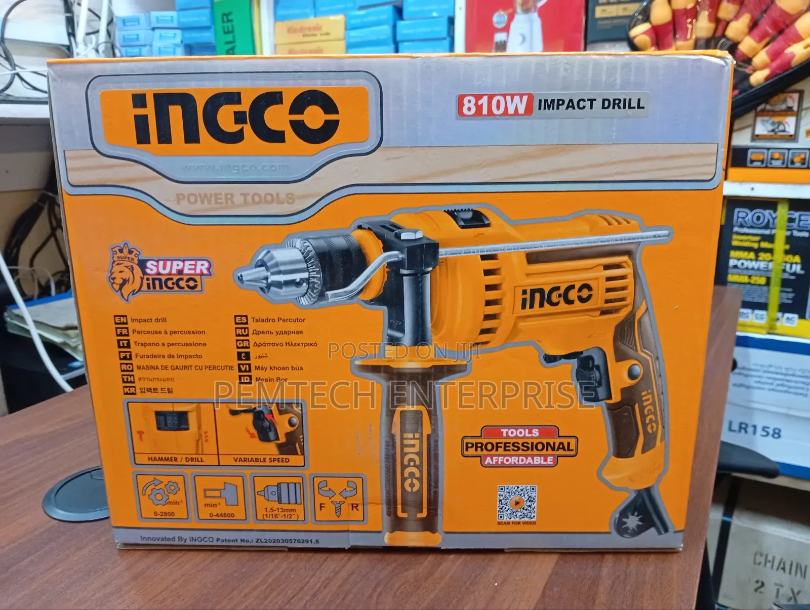 810w Ingco Impact Drill