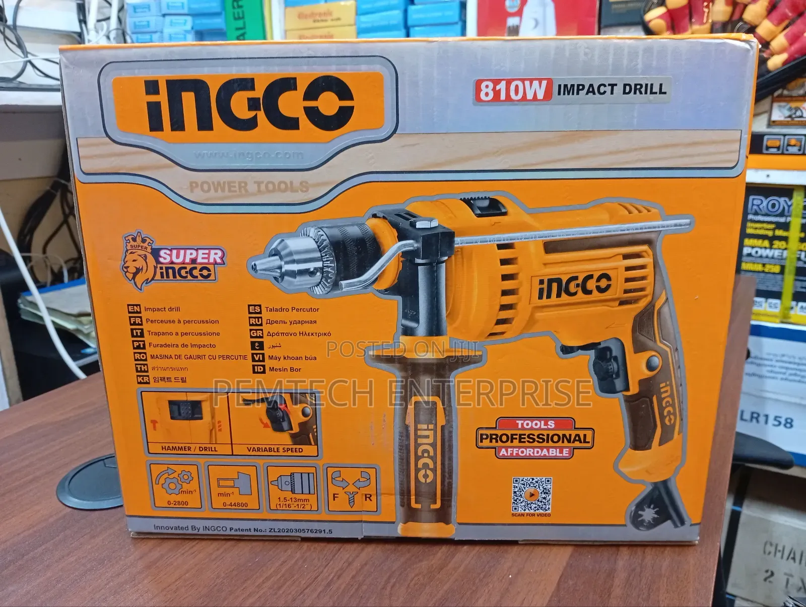 810w Ingco Impact Drill