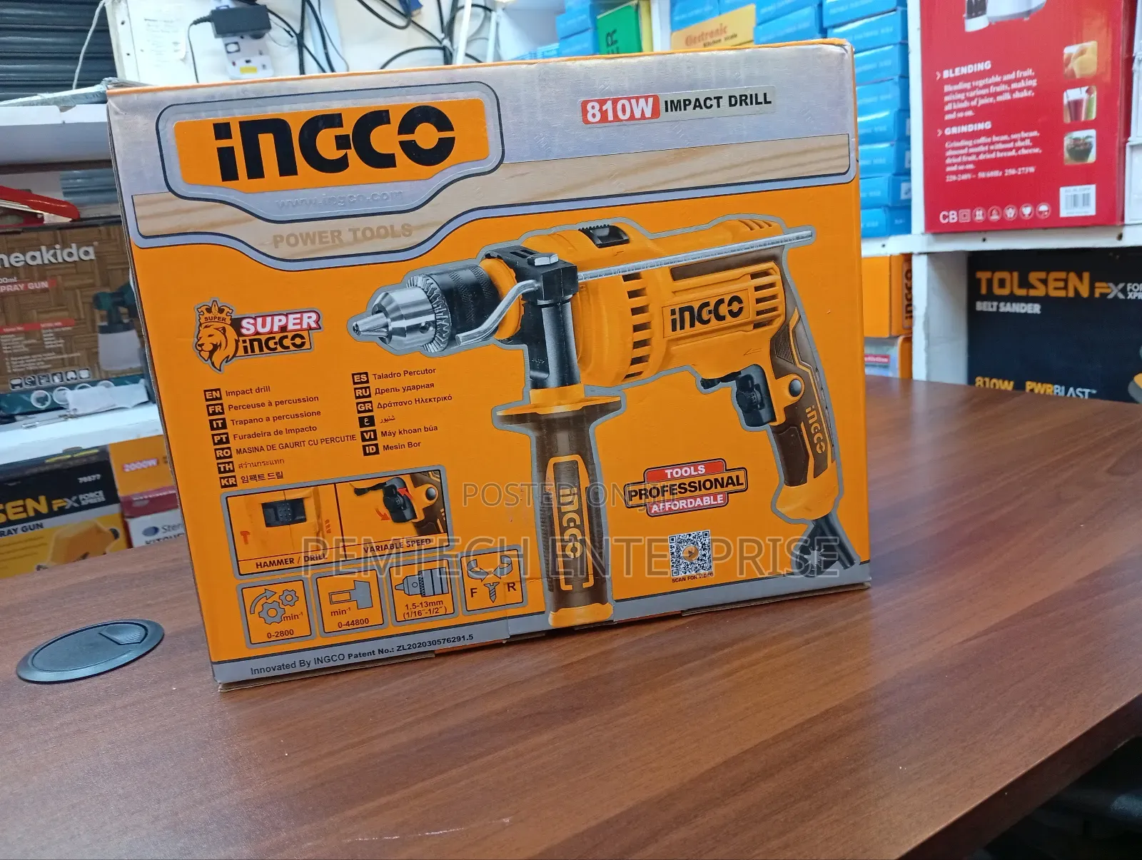 810w Ingco Impact Drill