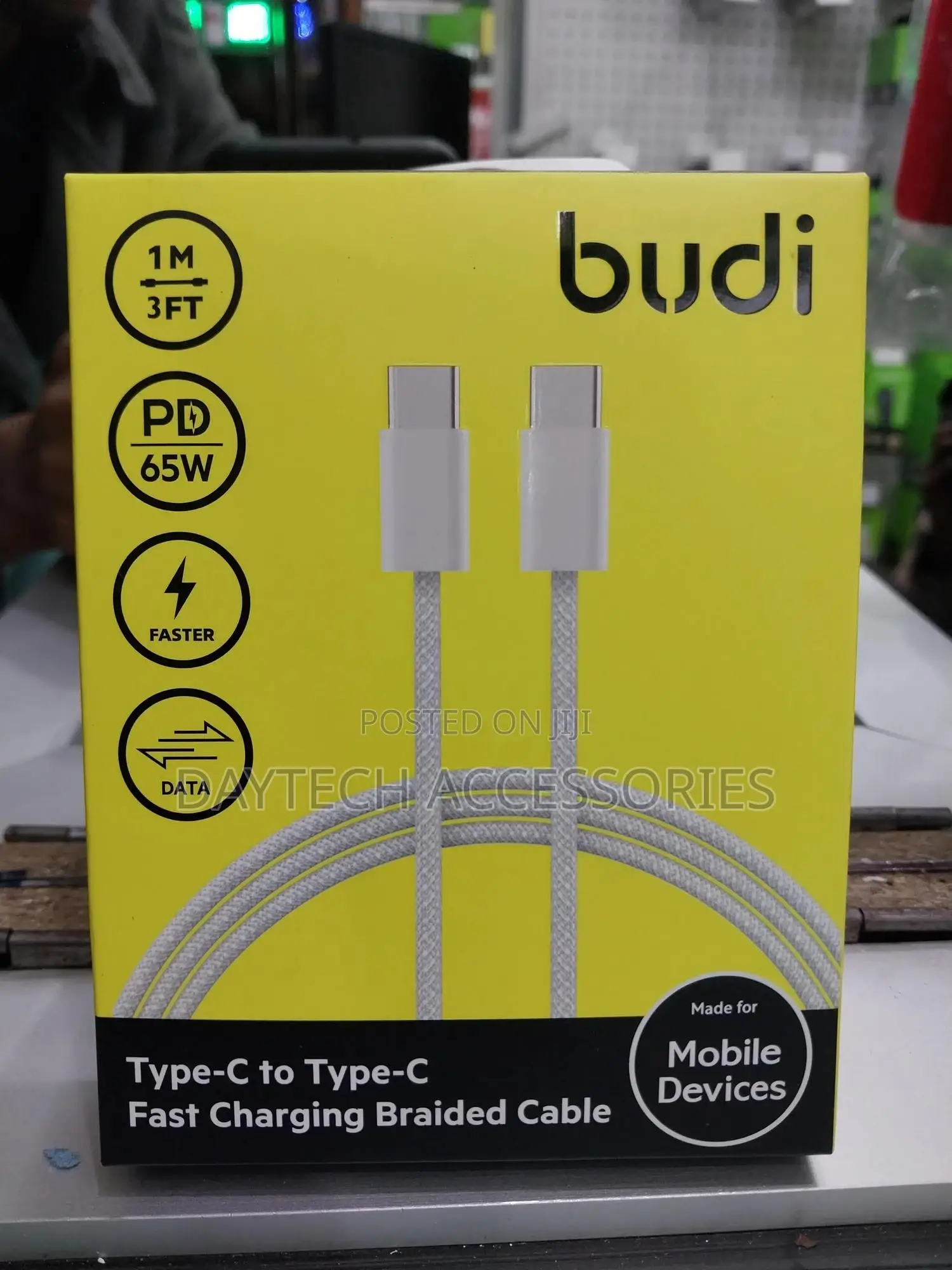 Budi Type-C to Type - C Fast Charging Cable