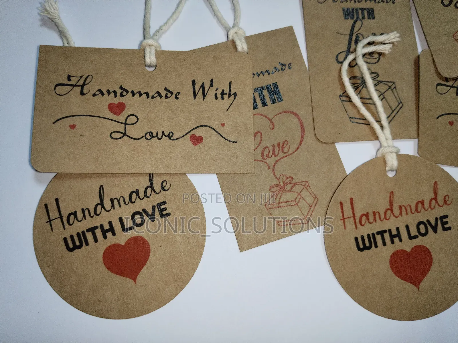 Handmade With Love Tags (And Straps)