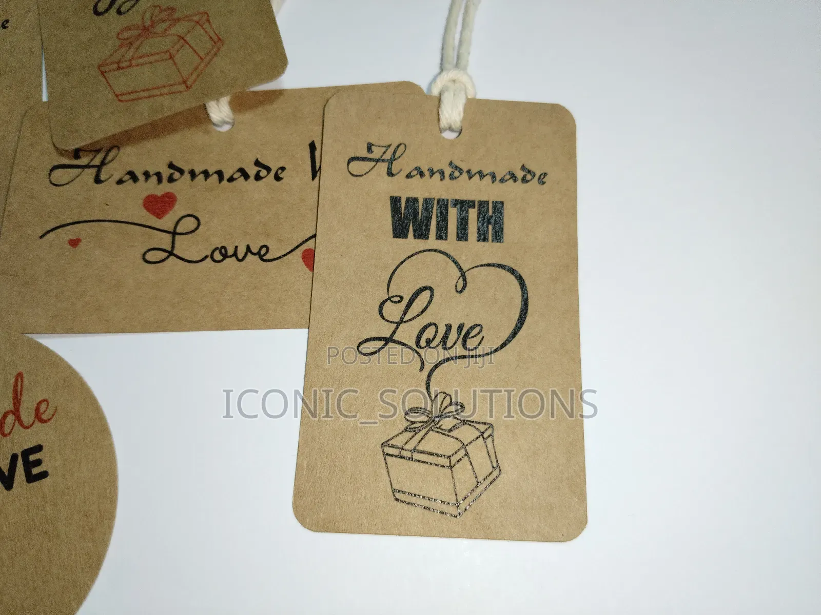 Handmade With Love Tags (And Straps)