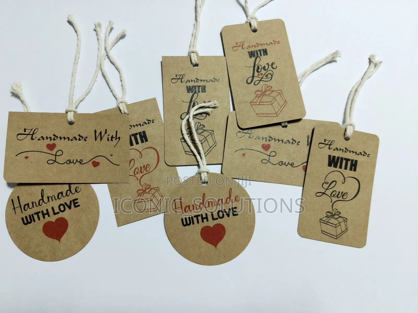 Handmade With Love Tags (And Straps)