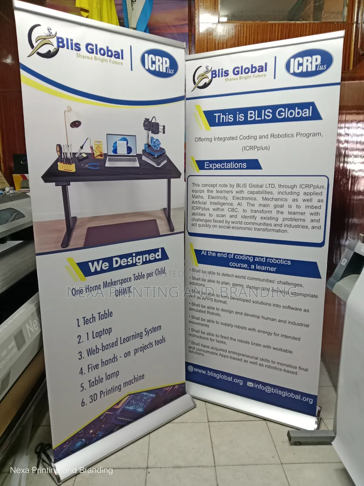 Banner 4.6kgs Aluminium Stand 85cm by 200cm