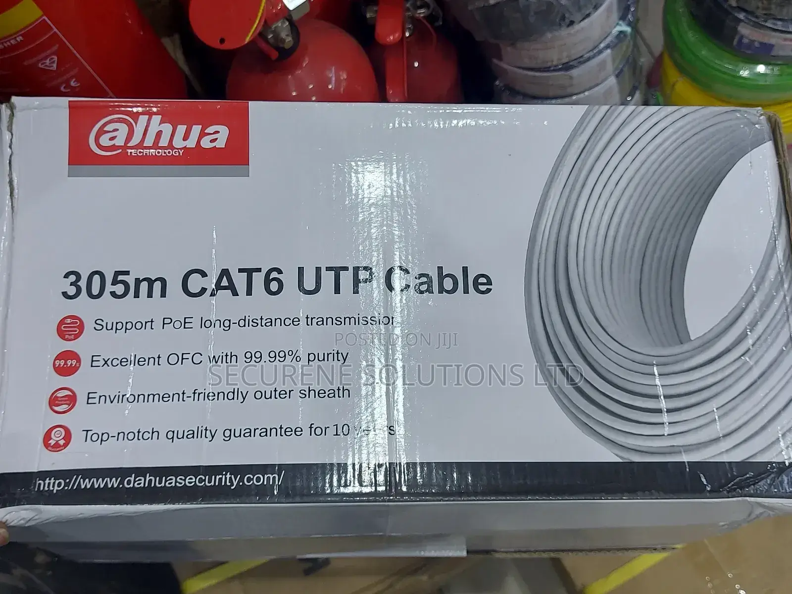 Dahua UTP CAT6 Cable 305m PFM920I-6UN-C/U