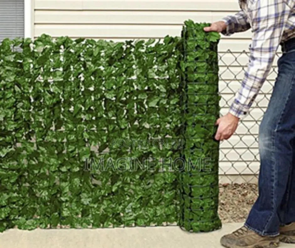 Dark Green Fence Artificial Decor