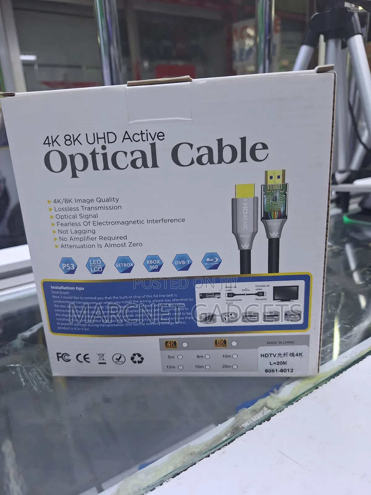  Uhd Active Optical Cable 20M Genuine Ic