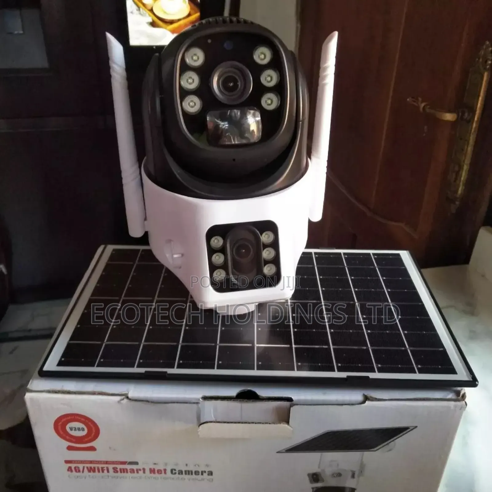 4G Solar Dual Lens Solar Powered Outdoor CCTV Camera Kfc4