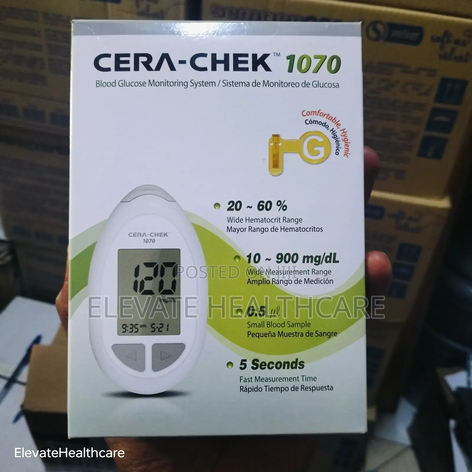 CERA-CHEK Glucometer Machine