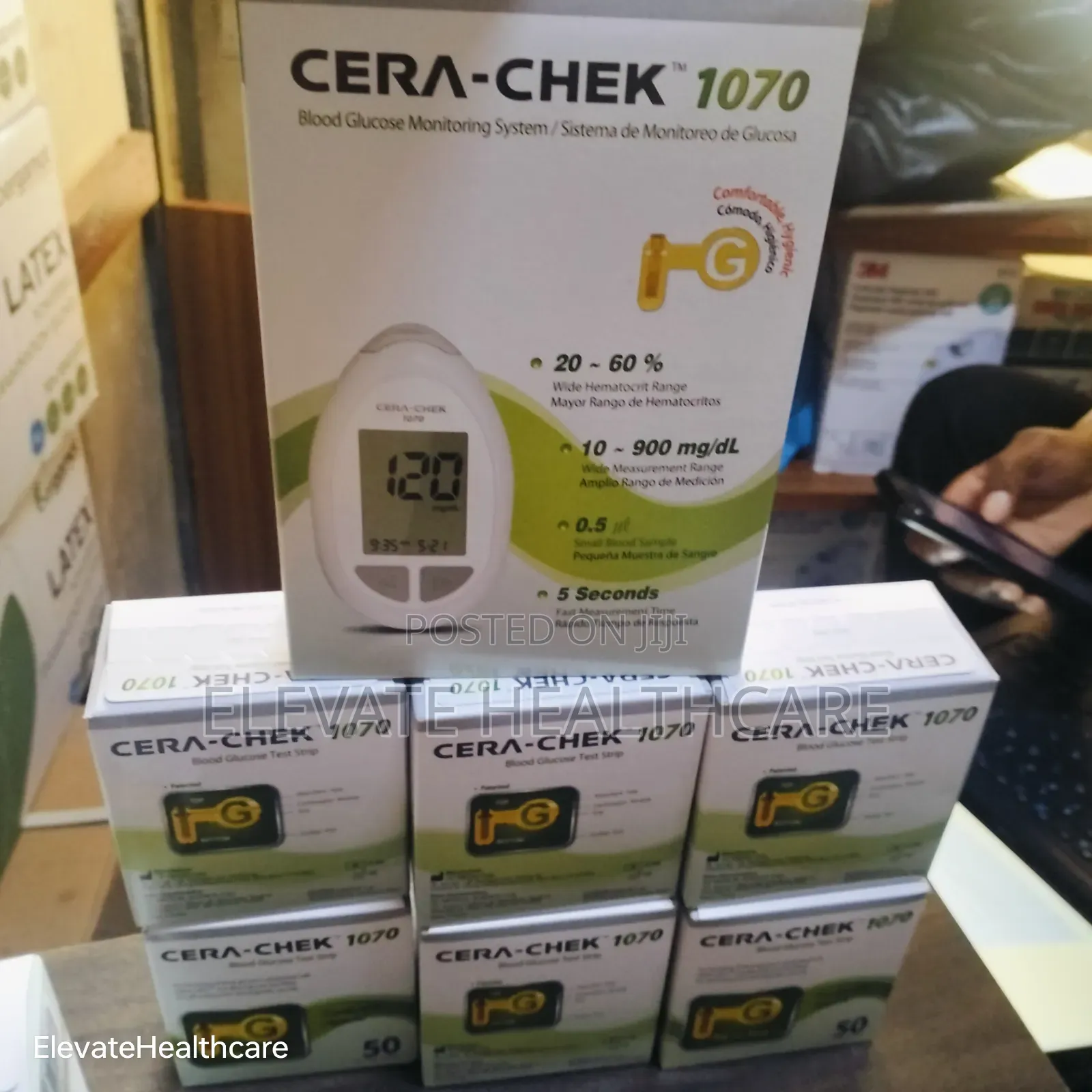 CERA-CHEK Glucometer Machine