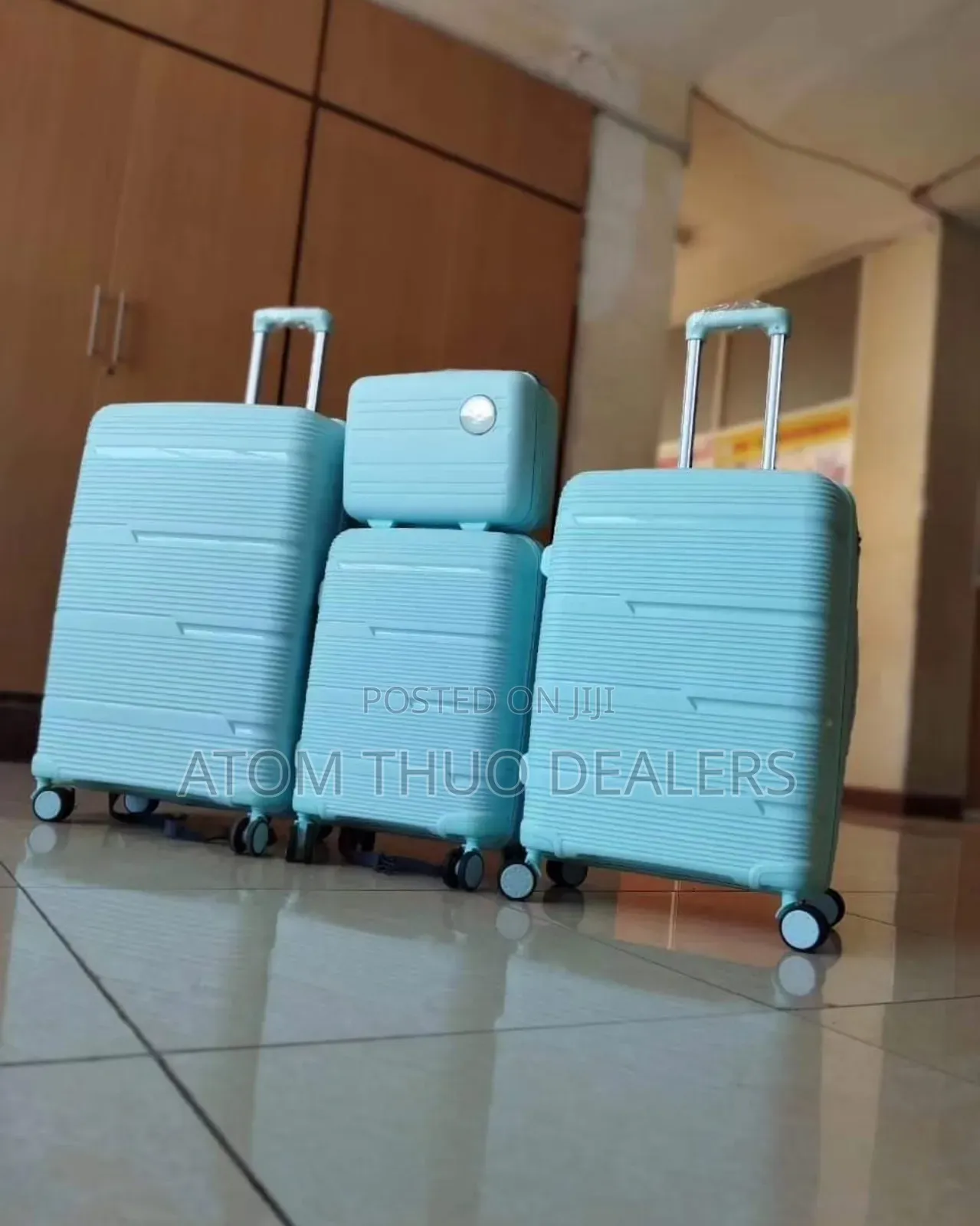 Fashion 4 in 1 Unbreakble Laxurious Rubber Suitcase Briefcas