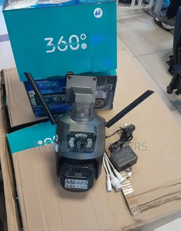 4G Dual Lens Simcard Wireless Simcard Camera PTZ New AC