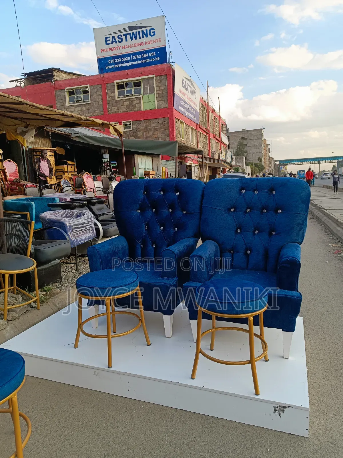 Pedicure Set, Royal Blue