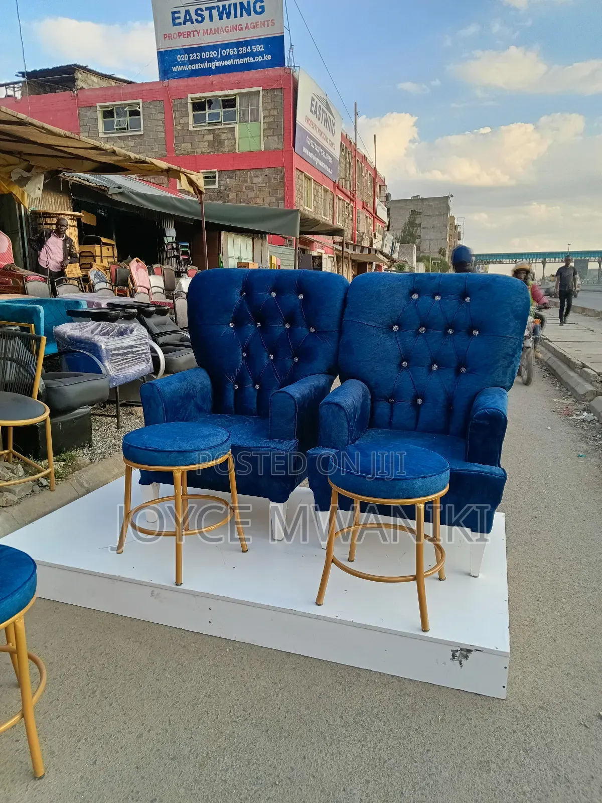 Pedicure Set, Royal Blue