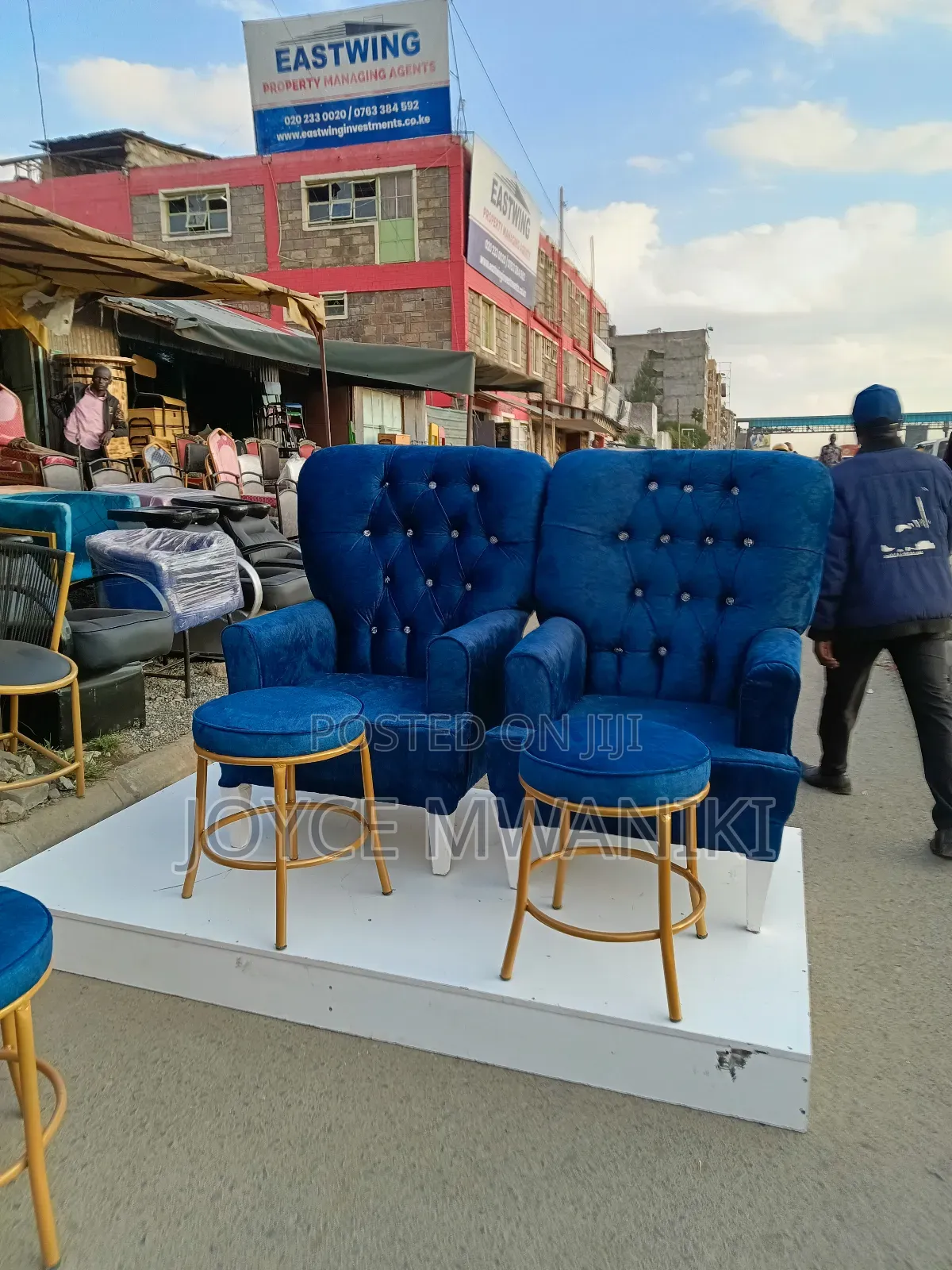 Pedicure Set, Royal Blue