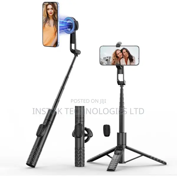 Smartphone Magnetic Selfie Stick Tripod With Remote