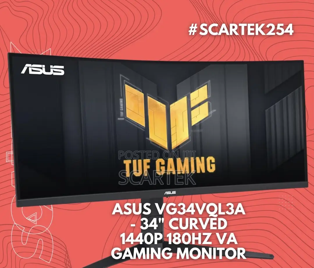 Asus 34inch Curved Gaming Monitor