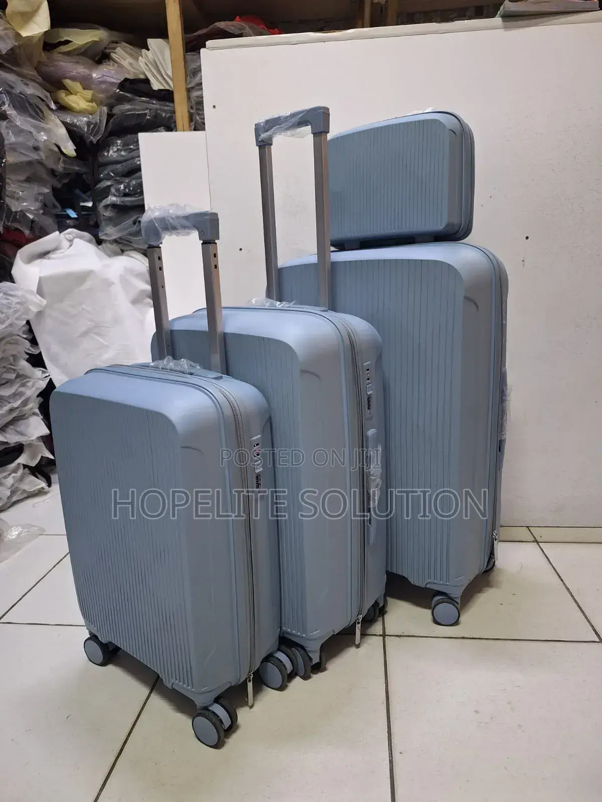 4 in 1 Unbreakable Rubber Suitcase