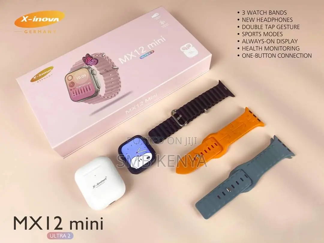 X-nova Germany Mx12 Mini Ultra 2 Smart Watch With Airpods