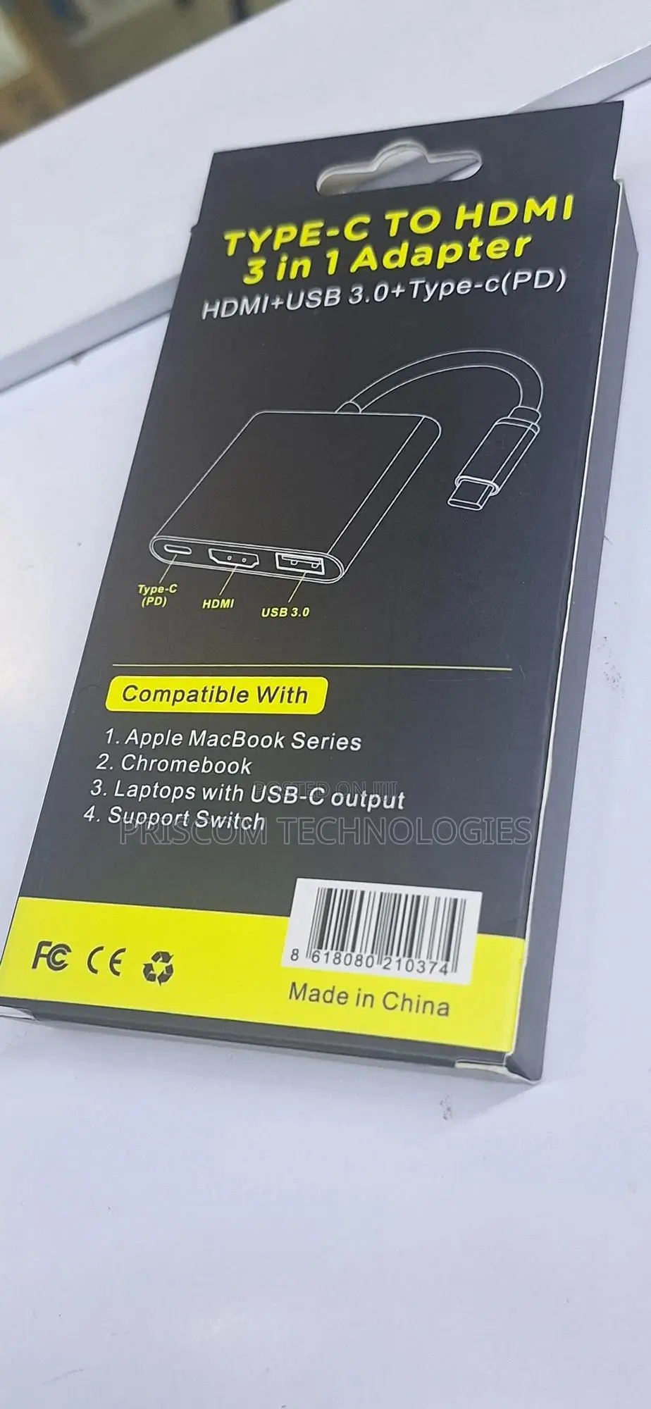 Type C To Hdmi Adapter 3 In 1 Type C Docking Station