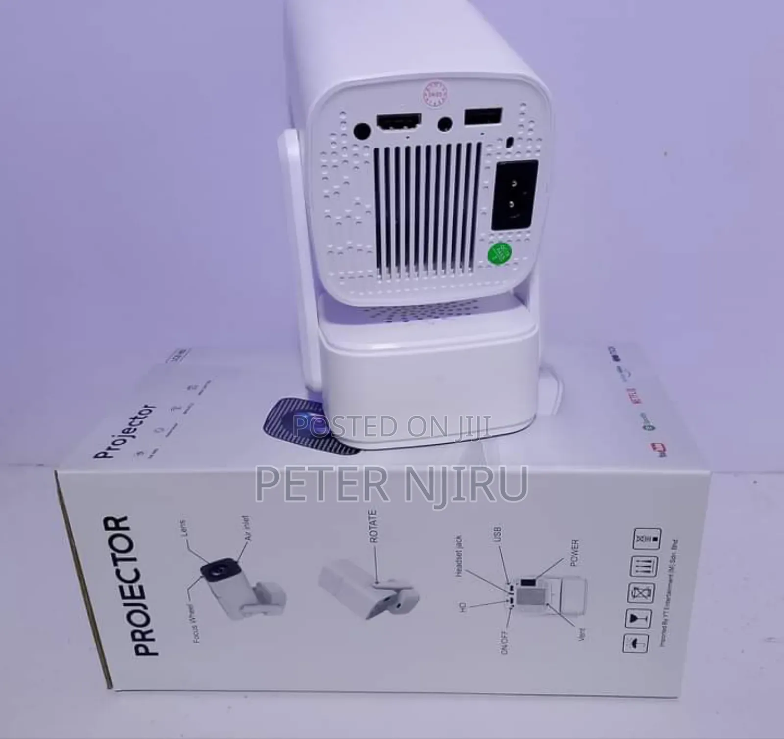 LCD HD Smart Projector Youtube, Spotify, Netflix, Prime Vid