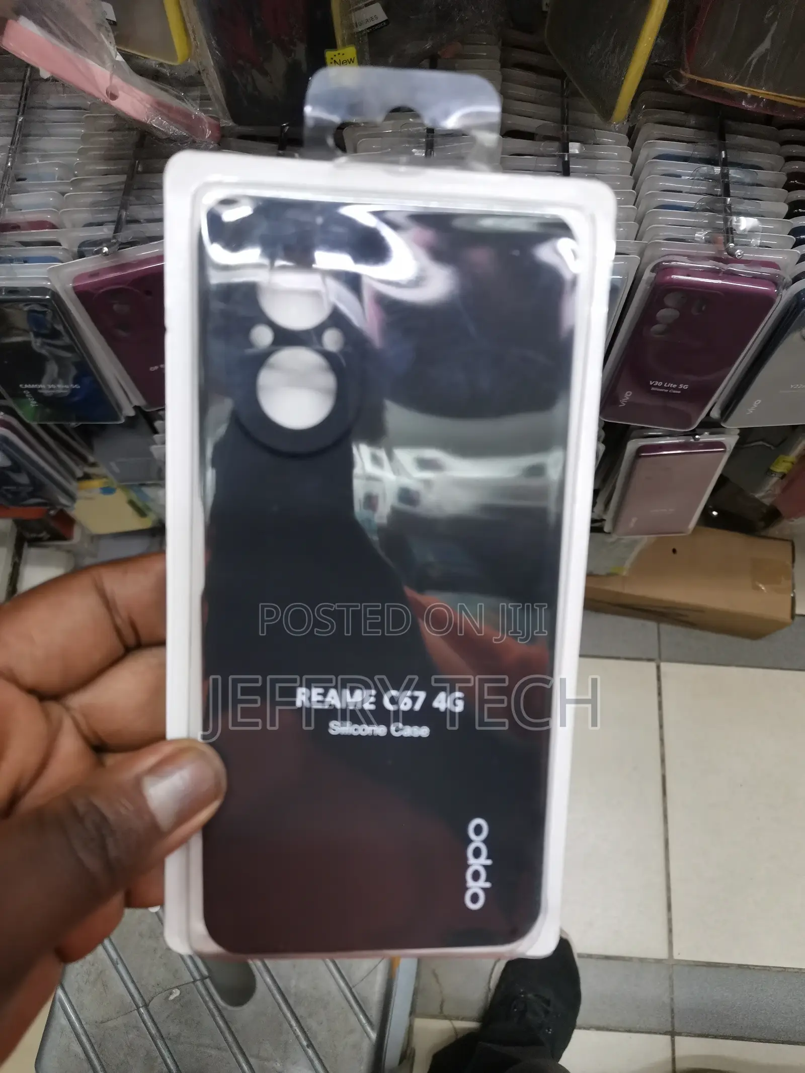 Silicone Back Soft Touch for Realme C67 4G Case-Black