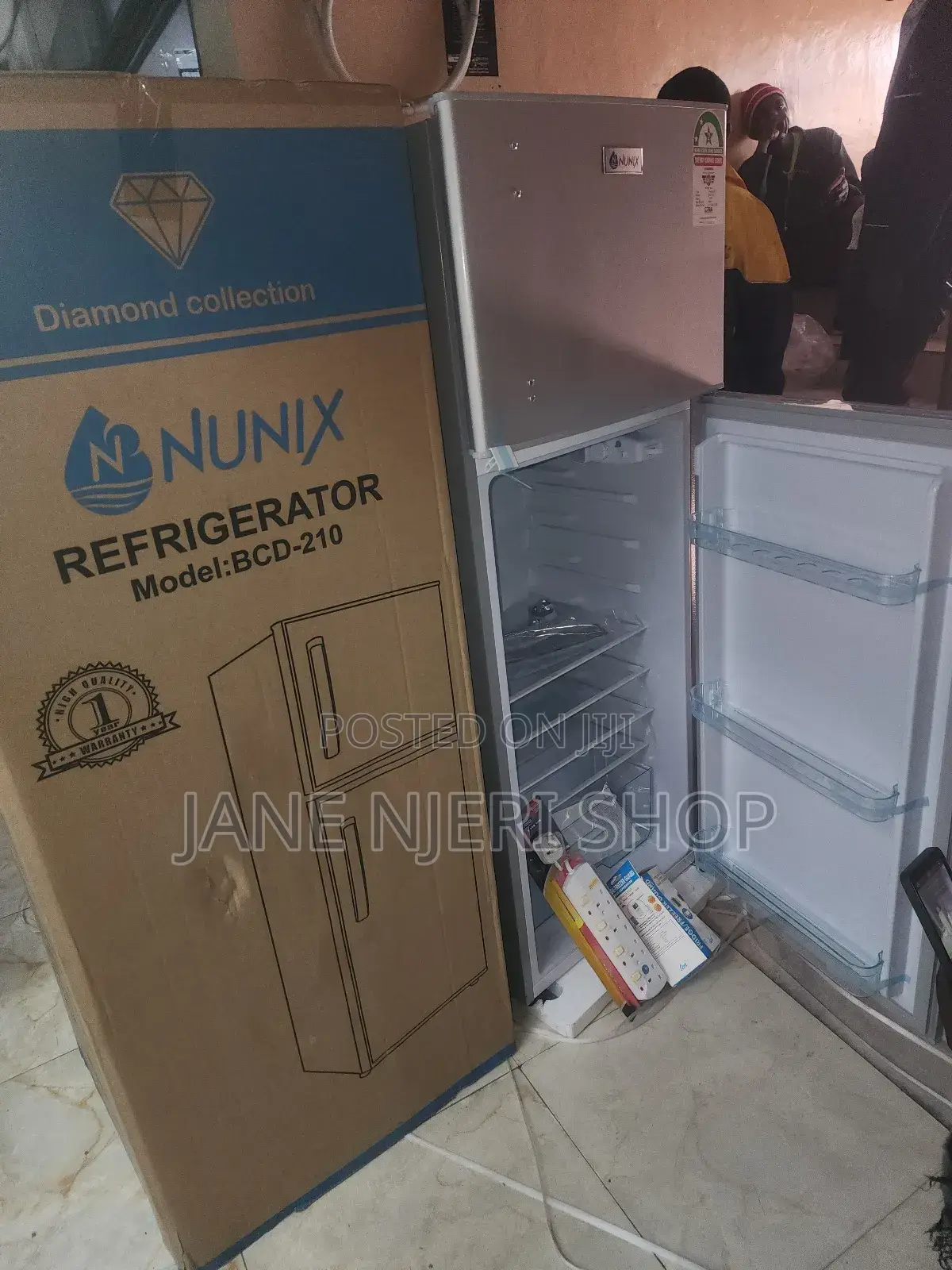 210litre Fridge Nunix Double Door