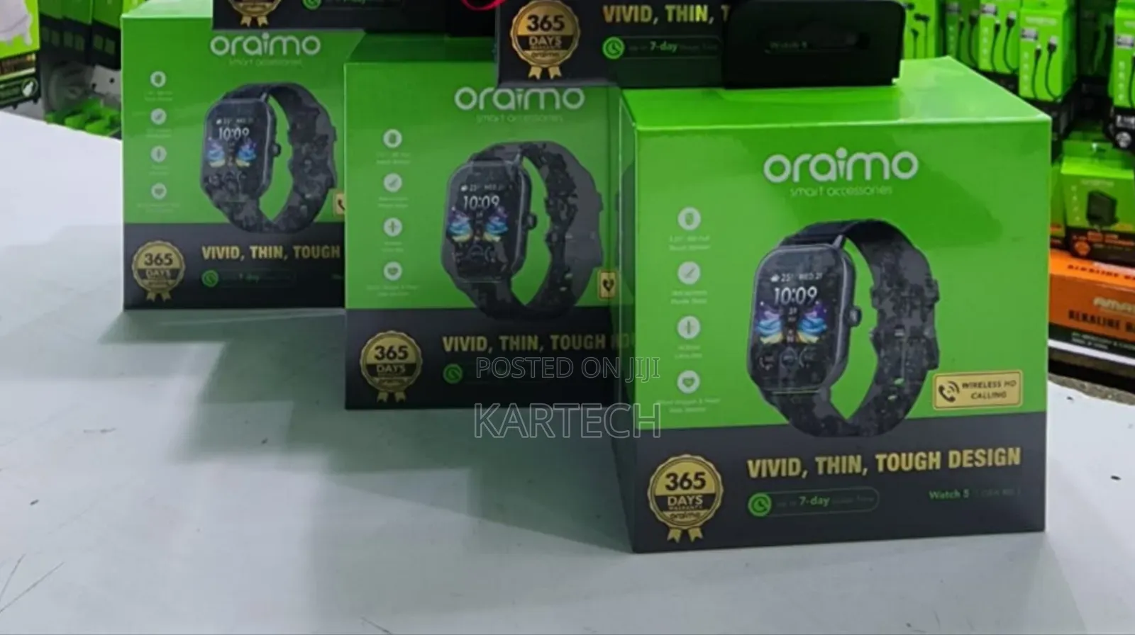 Oraimo Watch 5 2.01" HD Panda Glass 1ATM
