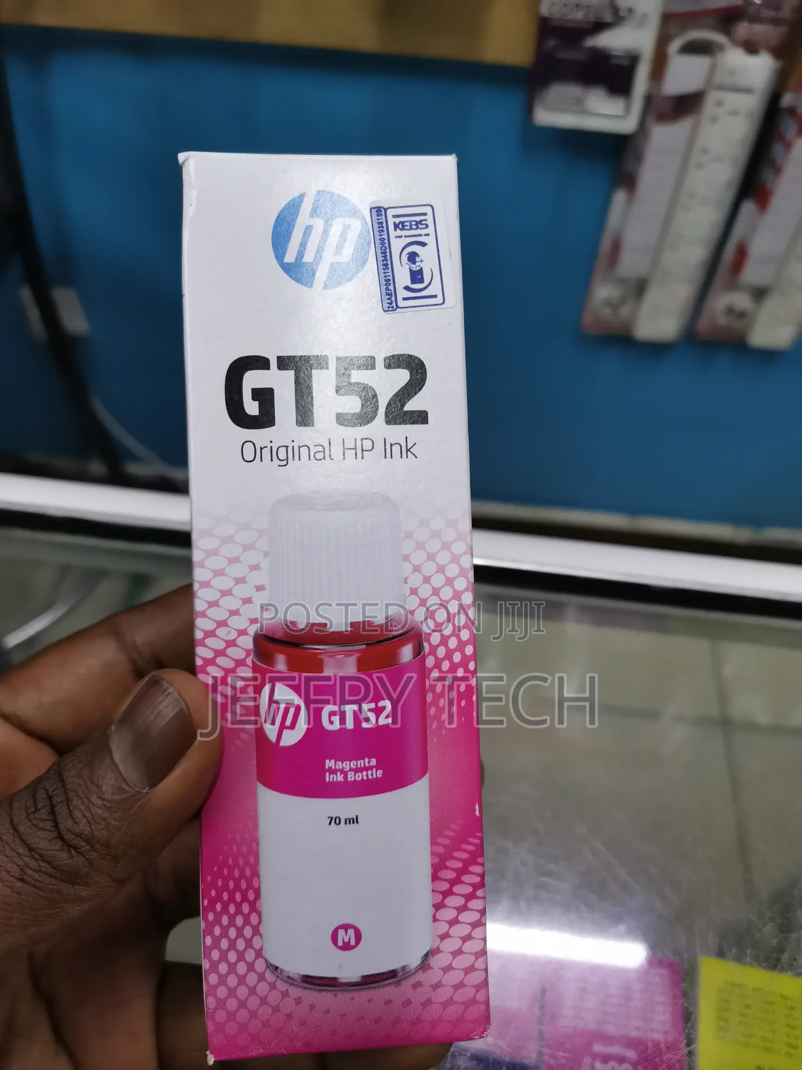 HP GT52 Magenta Original Ink Bottle