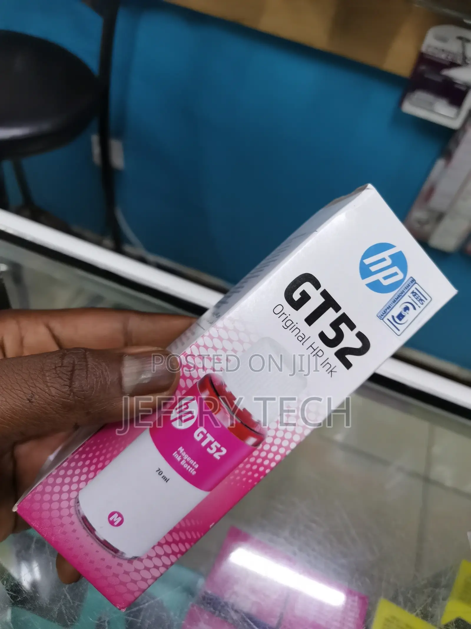 HP GT52 Magenta Original Ink Bottle