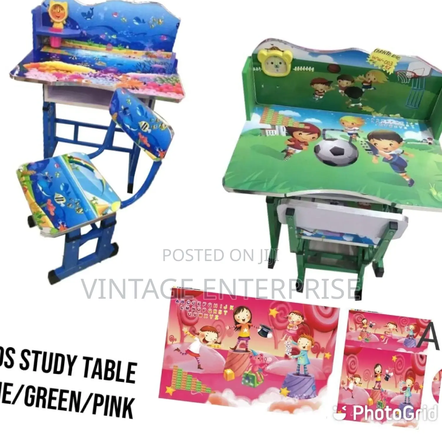 Kids Cartoon Themed Study Table
