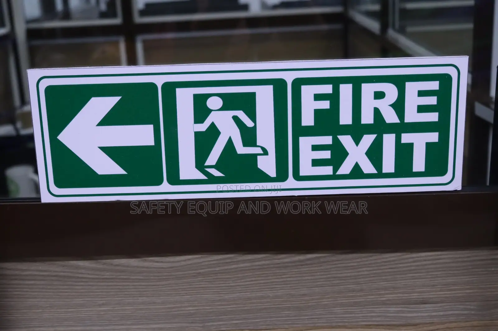 Fire Exit Left Signage