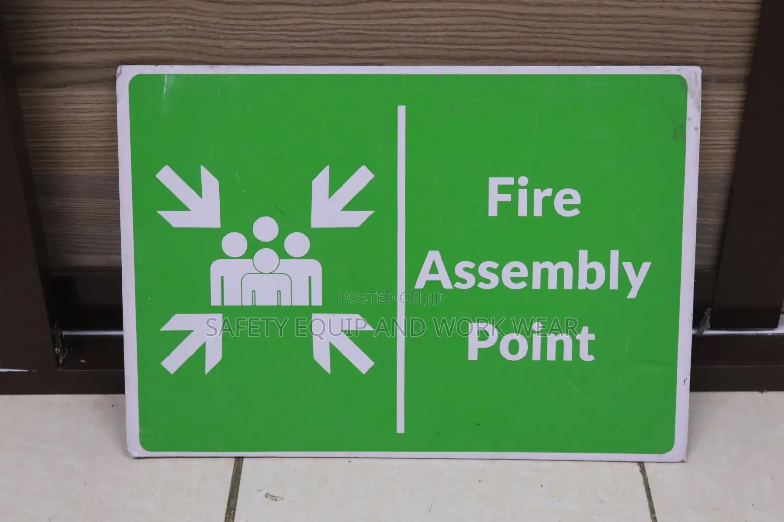 Fire Assembly Point Signage (15.5 By 12 Inches)