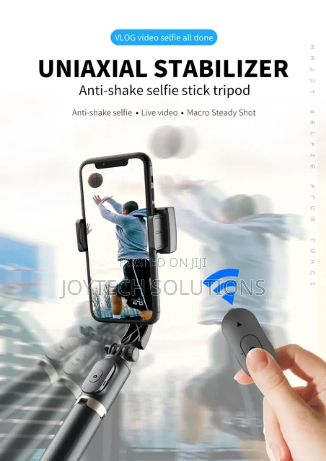 Q08 Portable Tripod Stabilizer Gimbal Selfie Stick