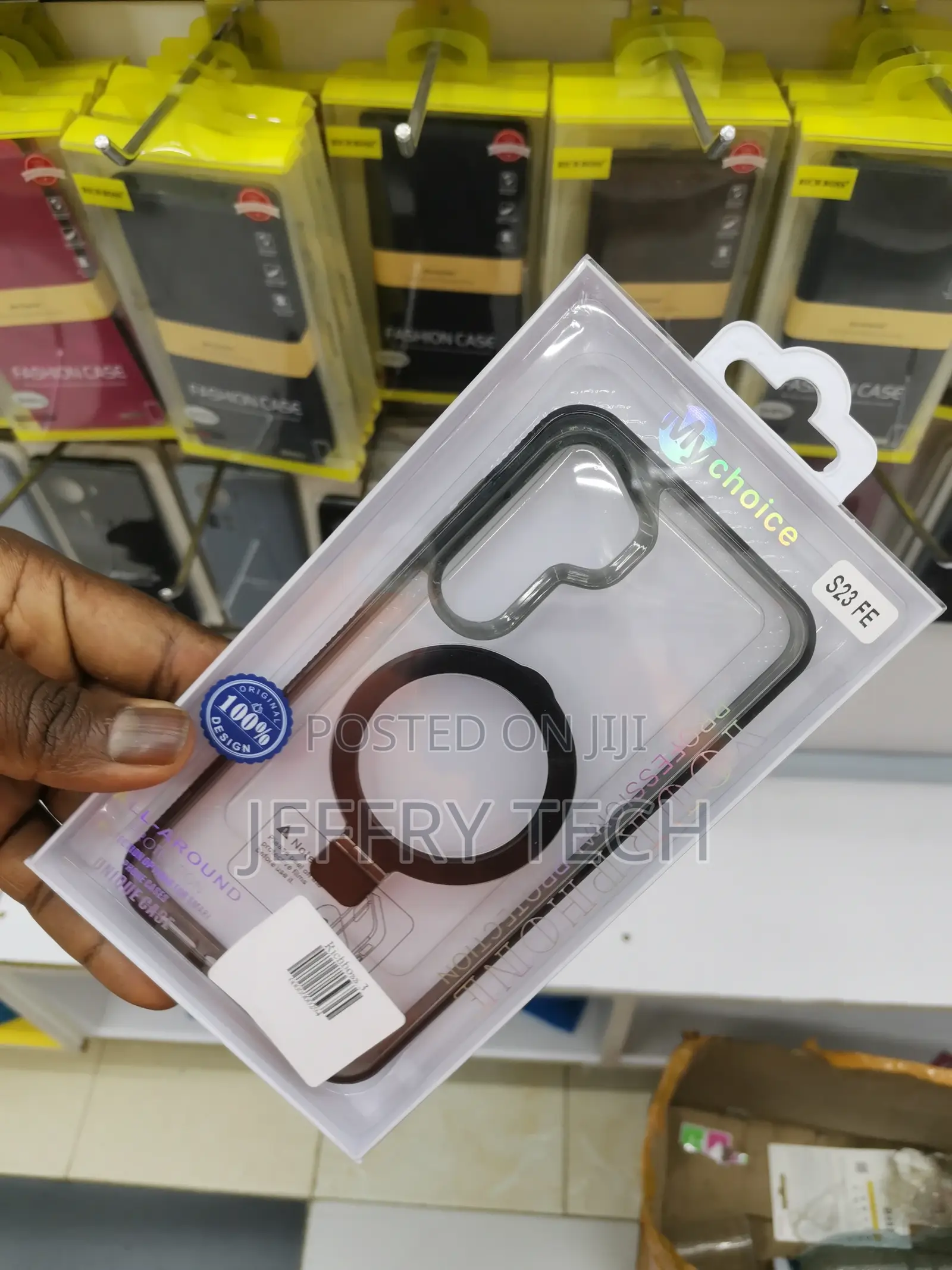 Samsung Galaxy S23FE Magsafe Clear Case With Lens Protector
