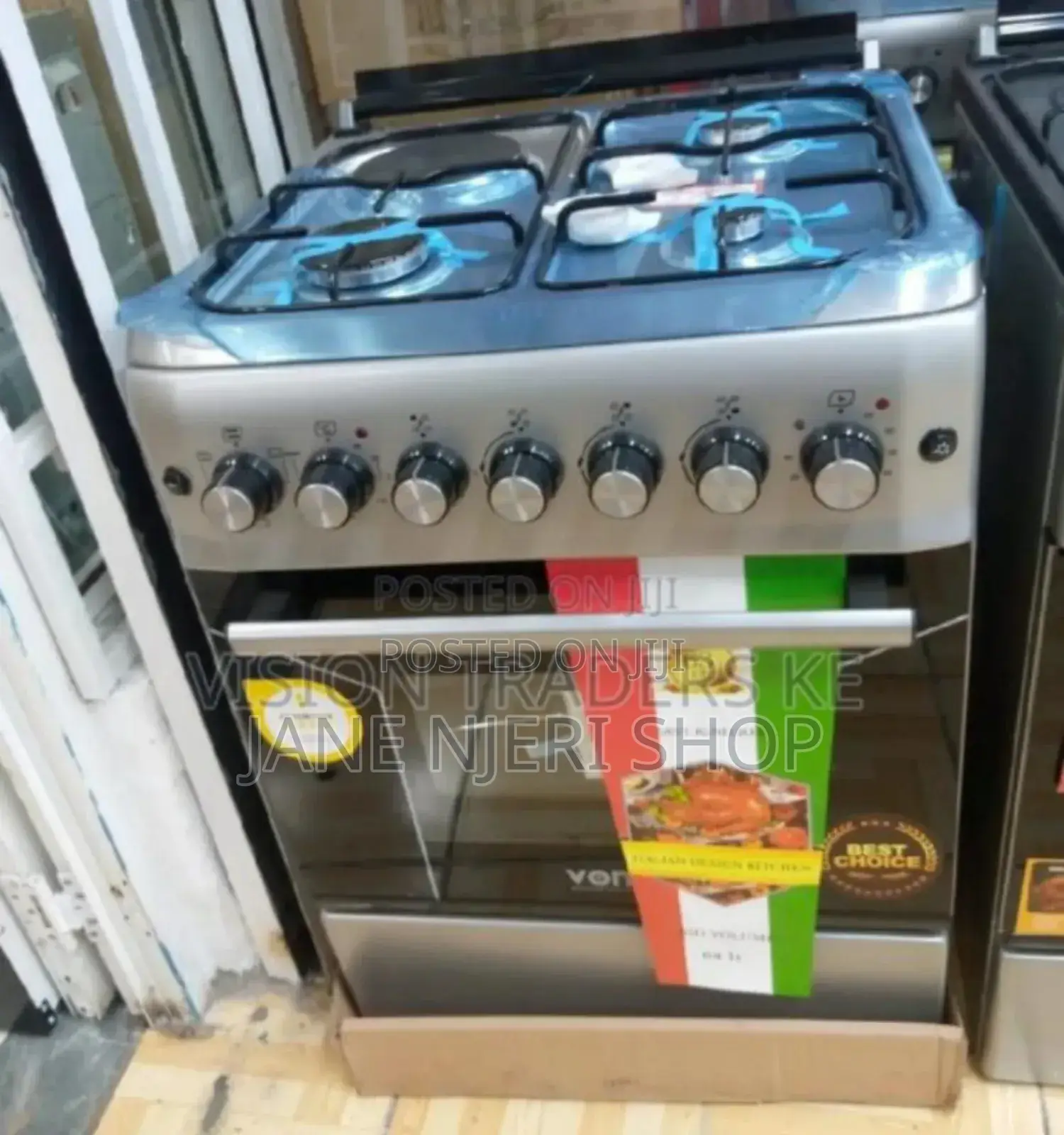 Von 60 by 60 Cooker With Electric Oven