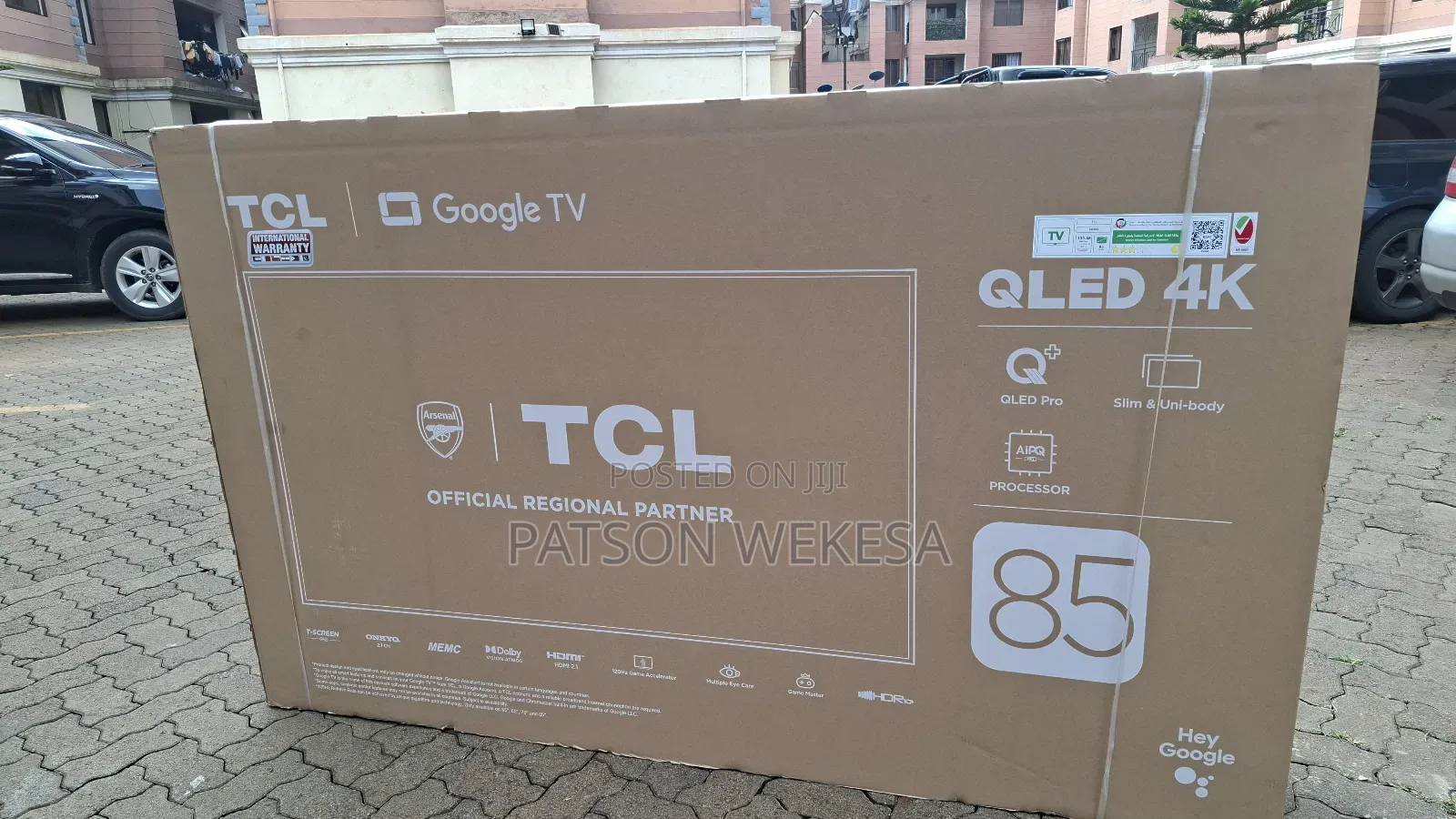 TCL 85 Inch C655 (New 2024) Qled Pro Smart Google Tv –85c655