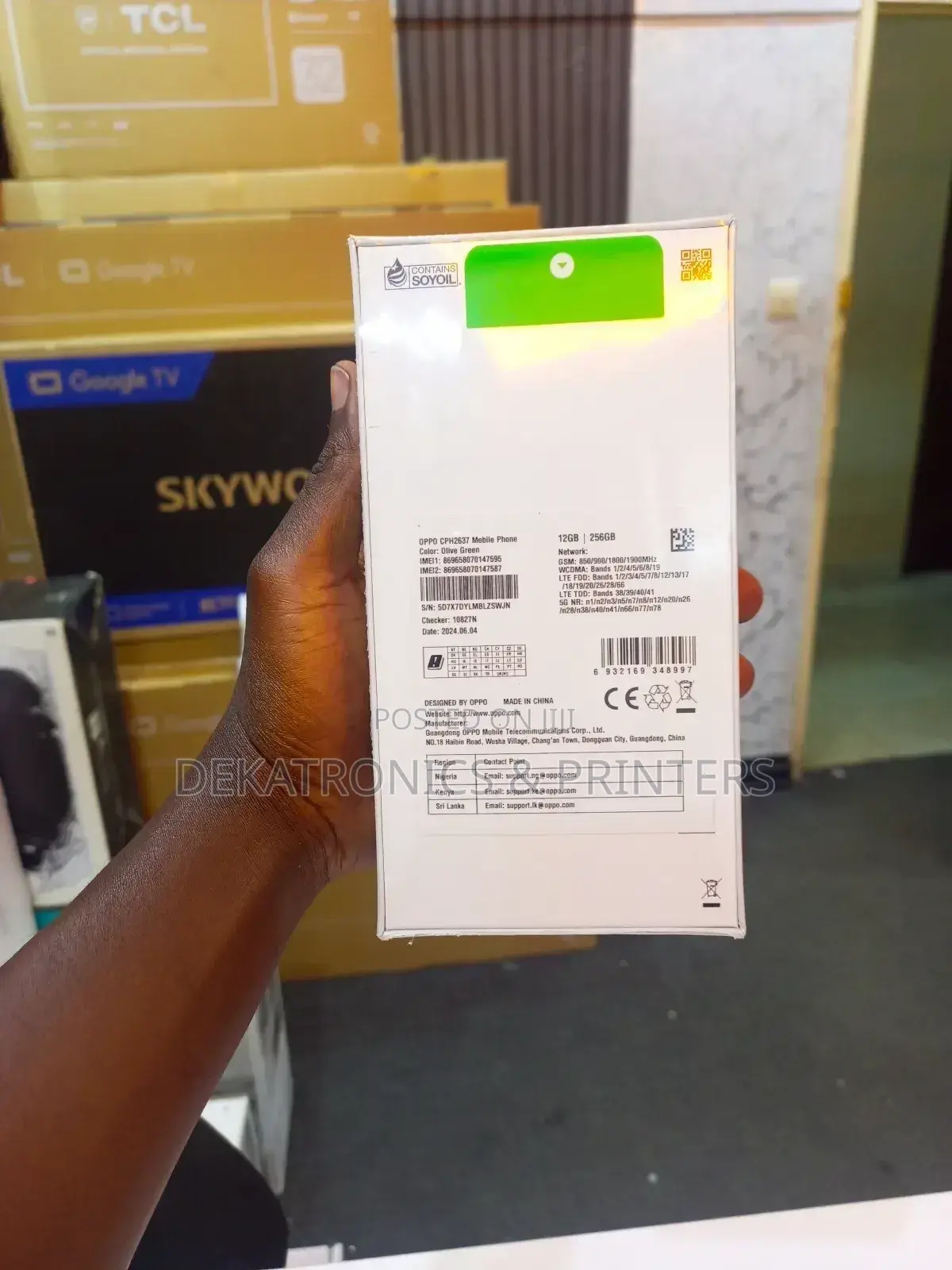 New Oppo Reno12 F 5G 256 GB White